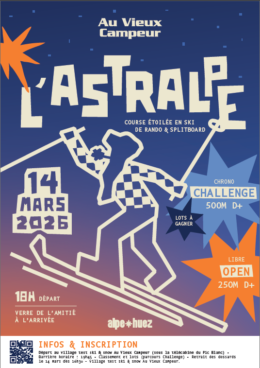 L'ASTRALPE - Course étoilée en ski de rando & splitboard