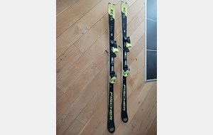 Matériel à vendre: casque POC / Protection tibia LEKI / Ski FISCHER