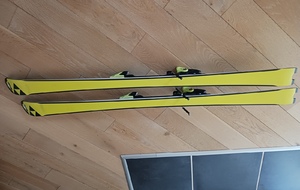 Matériel à vendre: casque POC / Protection tibia LEKI / Ski FISCHER