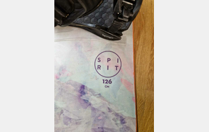 NITRO SPIRIT planche snow 126 cm Fix Nitro mini charger